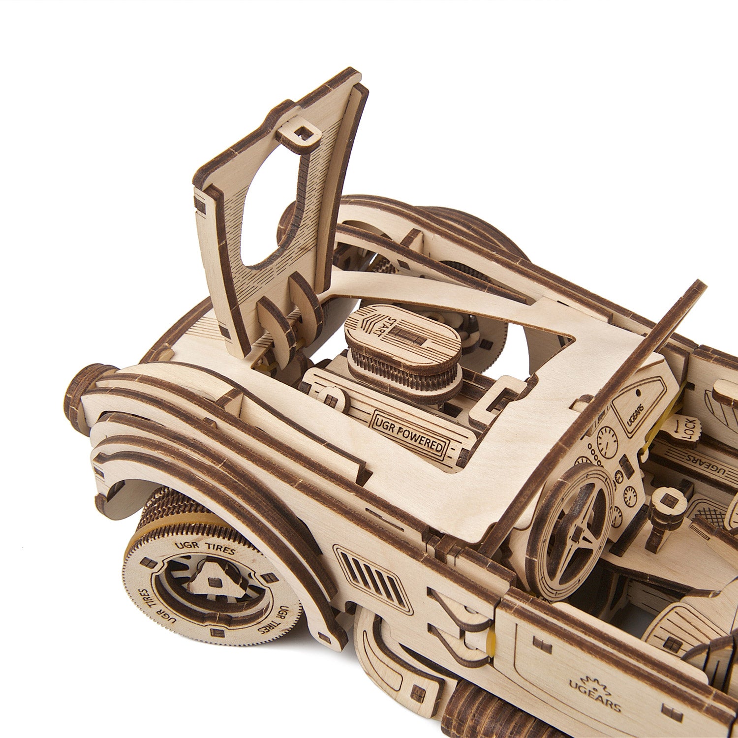 Ugears Drift Cobra Racing Car 3D Wooden Puzzle – UGEARS Canada